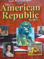 (image for) American Republic To 1877 TWE (TE)(H) by Appleby, Brinkley,
