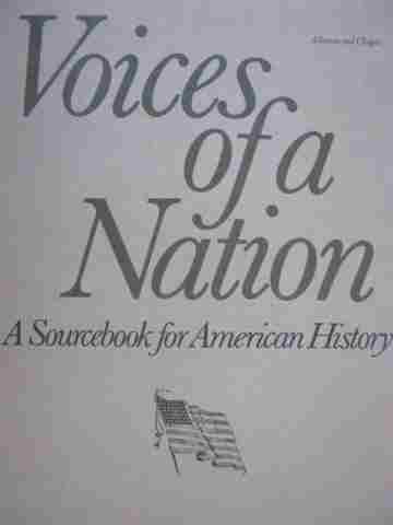 (image for) Voices of a Nation A Sourcebook for American History (P) by Alleman & Chapin