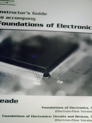 (image for) Foundations of Electronics 5th Edition Instructor's Guide (P)