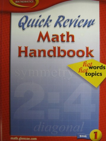 (image for) Quick Review Math Handbook Book 1 (H)