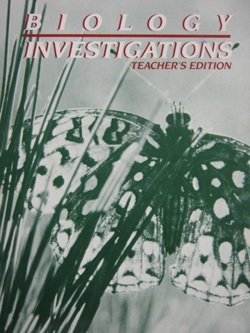 (image for) Biology Investigations TE (TE)(P) by Otto, Towle, & Otto