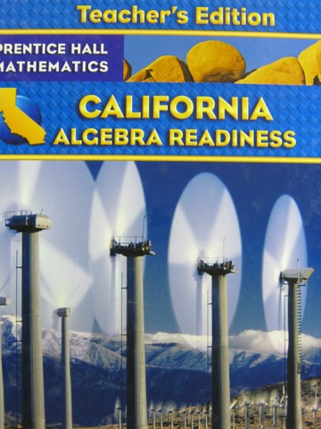 (image for) California Algebra Readiness TE (CA)(TE)(H) by Charles,