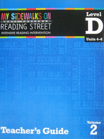 (image for) My Sidewalks on Reading Street D TG Volume 2 (TE)(Spiral)