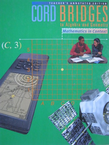 (image for) CORD Bridges to Algebra & Geometry TAE (TE)(H)