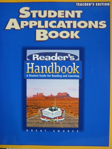 (image for) Reader's Handbook 9 Student Applications Book TE (TE)(P)