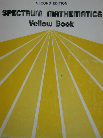 (image for) Spectrum Mathematics Yellow Book 2nd Edition (P) by Richards