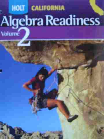 (image for) California Algebra Readiness Volume 2 (CA)(P)