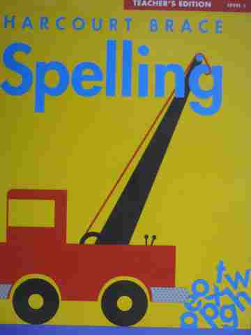 (image for) Harcourt Brace Spelling 1 TE (TE)(Spiral) by Carlson, Madden,
