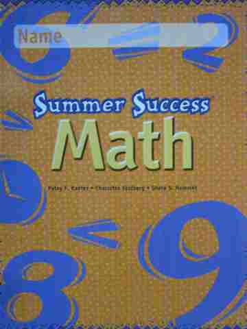 (image for) Summer Success Math 1 (P) by Kanter, Stolberg, & Hammet