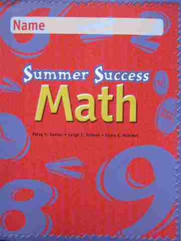 (image for) Summer Success Math 2 (P) by Kanter, Palmer, & Hammet