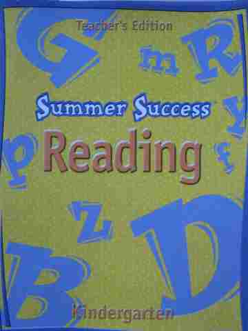 (image for) Summer Success Reading K TE (TE)(P) by Baumann, Opitz, & Robb