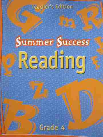 (image for) Summer Success Reading 4 TE (TE)(P) by Baumann, Opitz, & Robb