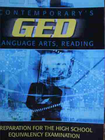 (image for) Contemporary's GED Language Arts Reading (P) by John M Reier