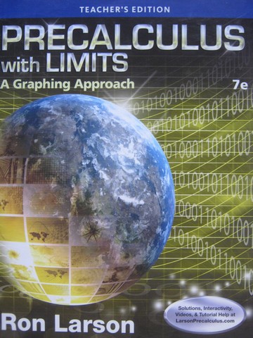 (image for) Precalculus with Limits A Graphing Approach 7th Edition TE (H)