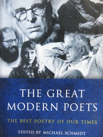 (image for) Great Modern Poets The Best Poetry of Our Times (P) by Schmidt