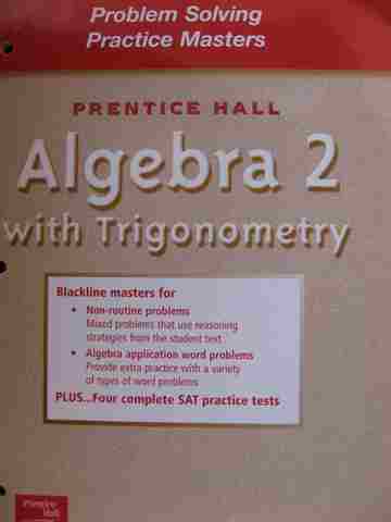 (image for) Algebra 2 with Trigonometry Problem Solving Practice (P)