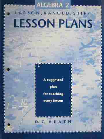 (image for) Heath Algebra 2 Lesson Plans (P) by Larson, Kanold, & Stiff