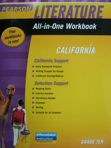 (image for) Pearson Literature 10 All-in-One Workbook (CA)(P)