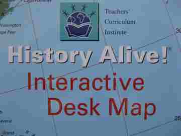 (image for) History Alive! Interactive Desk Map (Card)