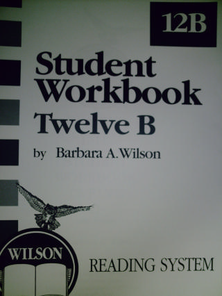 (image for) Wilson Reading System Student Workbook 12B 3e (P) by Wilson