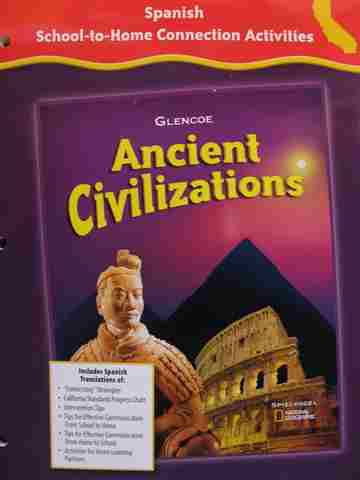 (image for) Ancient Civilizations Spanish School-to-Home Connection (CA)(P)