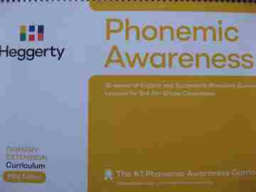 (image for) Phonemic Awareness Primary Extension Curriculum (P/Spiral) by Heggerty & Bottari