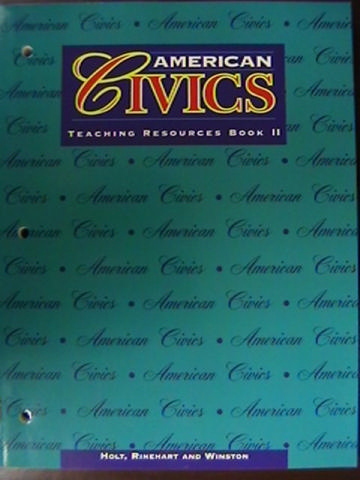 (image for) American Civics Teaching Resources Book 2 (TE)(P)