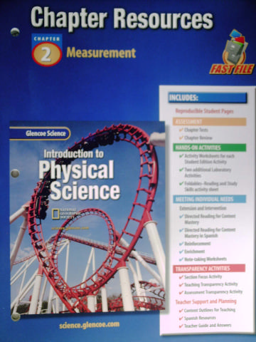 (image for) Introduction to Physical Science Chapter Resources 2 (P)