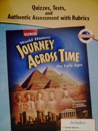 (image for) World History Journey Across Time Quizzes, Tests (P)