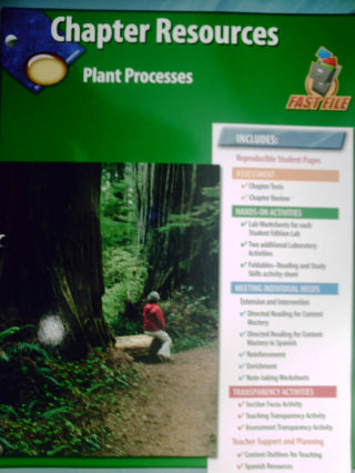 (image for) Glencoe Science Chapter Resources Plant Processes (P)