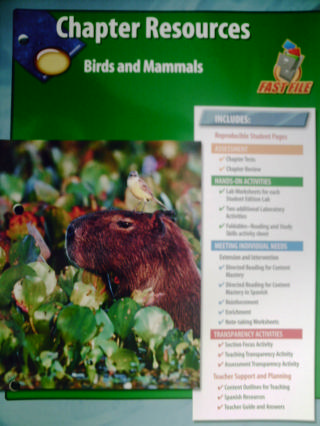 (image for) Glencoe Science Chapter Resources Birds & Mammals (P)