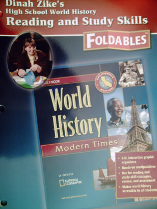 (image for) World History Dinah Zike's Reading & Study Skills (CA)(P)