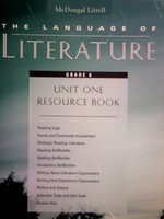 (image for) Language of Literature 6 Unit 1 Resource Book (P)