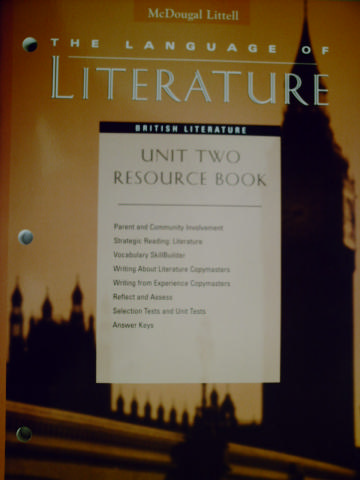 (image for) Language of Literature British Literature Unit 2 Resource (P)