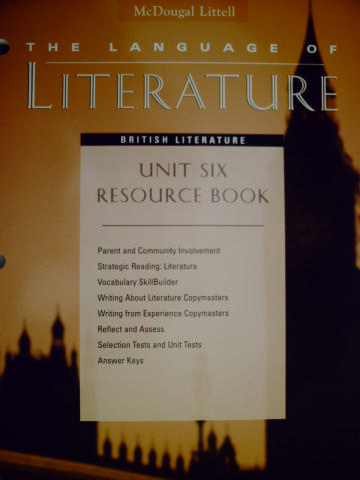 (image for) Language of Literature British Literature Unit 6 Resource (P)