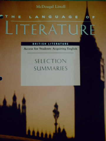 (image for) Language of Literature British Literature Selection Summaries (P