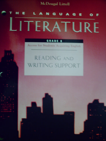 (image for) Language of Literature 8 Reading & Writing Support (P)