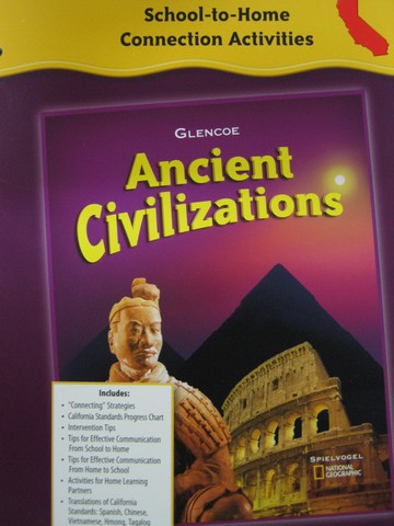 (image for) Ancient Civilizations School to Home Connections (CA)(P)