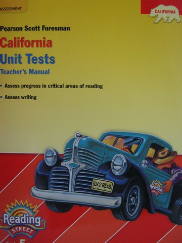 (image for) Reading Street 5 California Unit Tests TM (CA)(TE)(P)