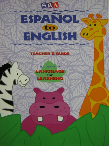 (image for) Language for Learning Espanol to English TG (TE)(P) by Garza