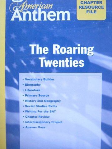 (image for) American Anthem Chapter Resource File The Roaring Twenties (P)