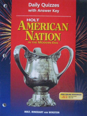 (image for) American Nation in the Modern Era Daily Quizzes (P)