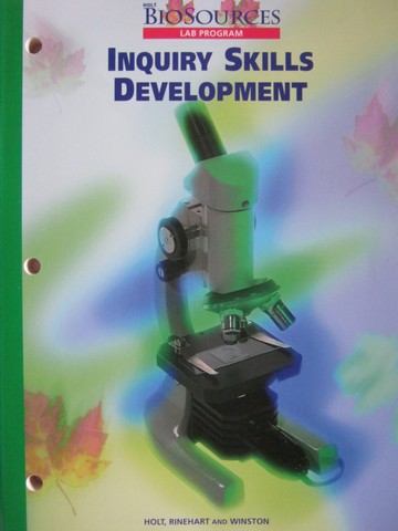 (image for) BioSources B Inquiry Skills Development (P)