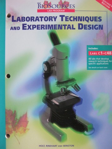 (image for) BioSources C Laboratory Techniques & Experimental (TE)(P)