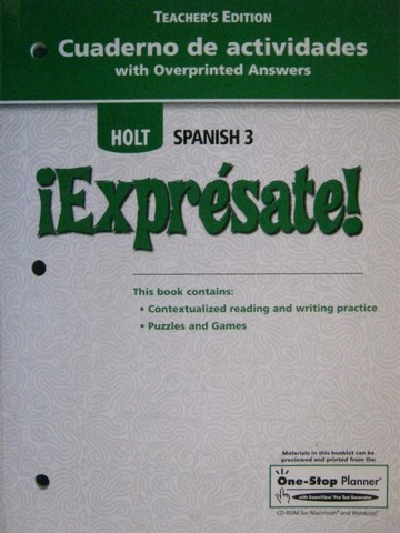 (image for) Expresate! 3 Cuaderno de actividades TE (TE)(P)