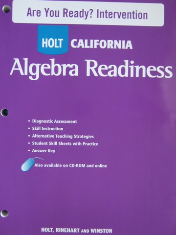 (image for) California Algebra Readiness Are you Ready? (CA)(P)