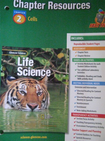 (image for) Glencoe Life Science Chapter Resources 2 Cells (P)