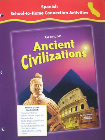 (image for) Ancient Civilizations Spanish School-to-Home Connection (CA)(P)