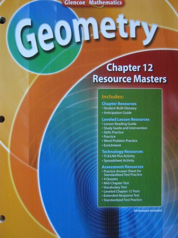 (image for) Glencoe Geometry Chapter 12 Resource Masters (P)