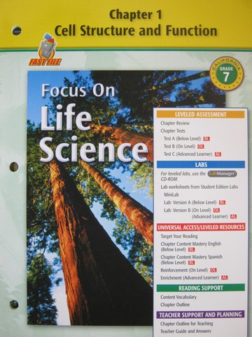 (image for) Focus on Life Science Chapter Resources 1 (CA)(P)